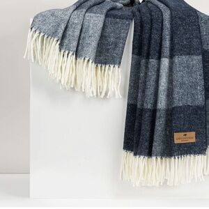 Lands Downunder Blue Throw Blanket